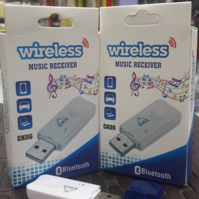 Audio Receiver Bluetooth CK06 wireless tanpa adapter dan kabel aux