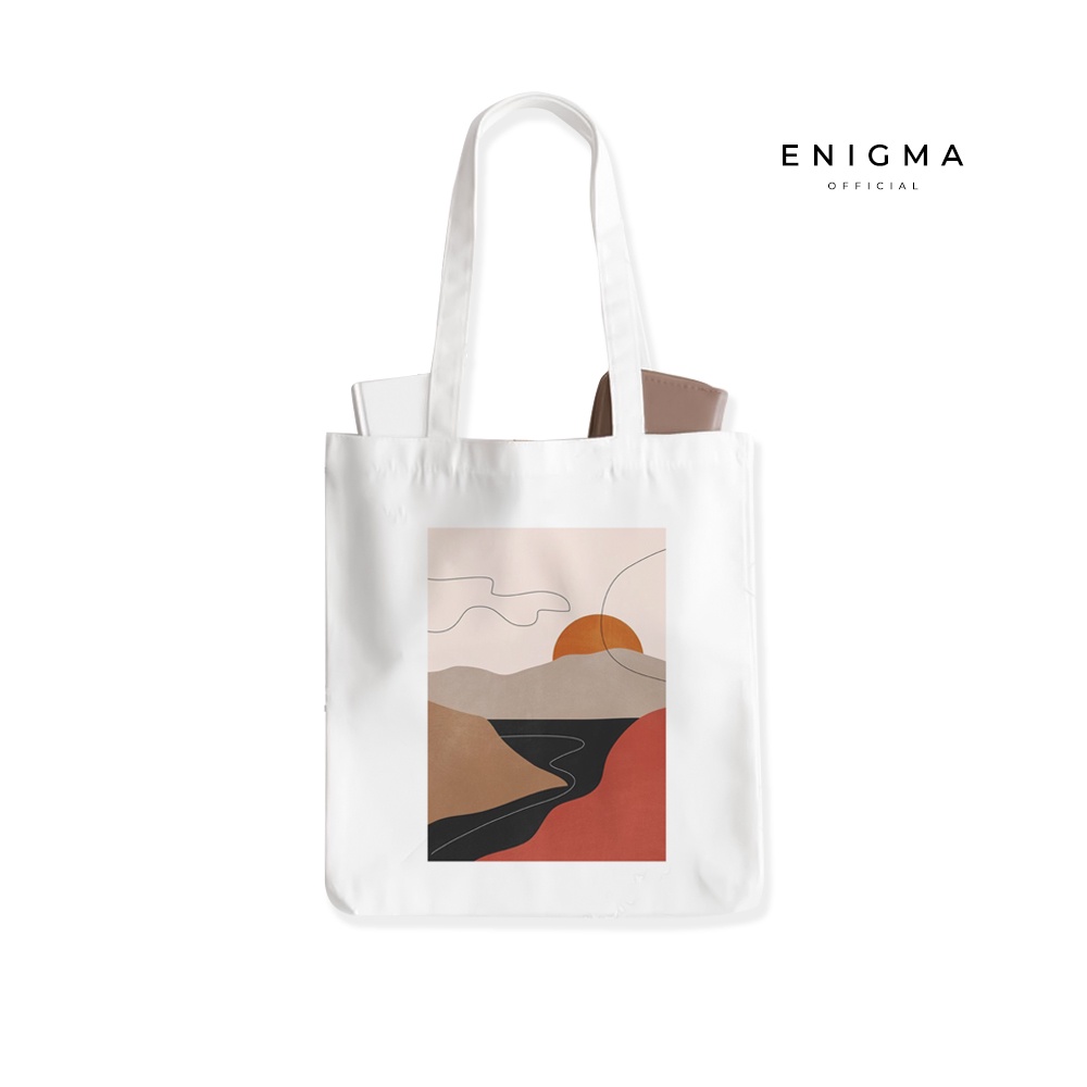 TOTEBAG KANVAS TAS WANITA AESTHETIC ORIGINAL ENIGMA