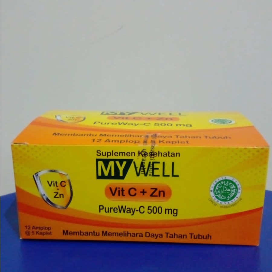 My Well Vit C + Zn (1 Box = 12 Strip = 60 pcs)