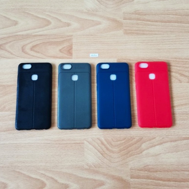 Leather Case Vivo 1716 Softcase Auto fokus kulit Vivo V7 Plus