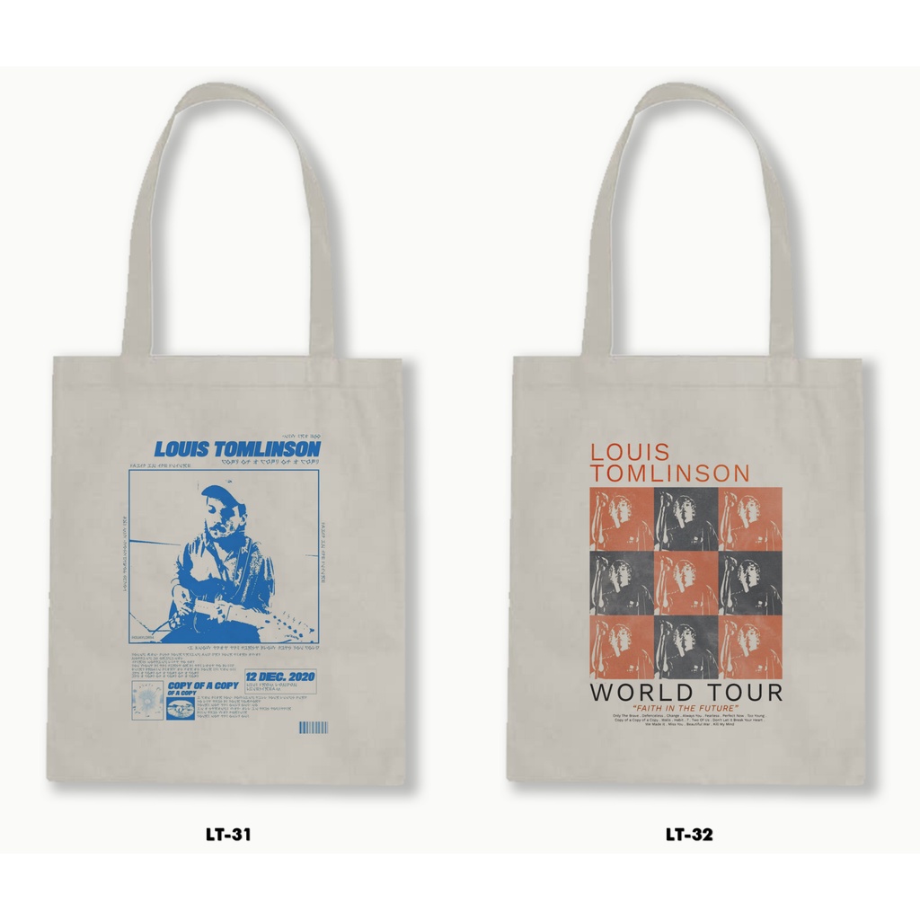 TOTE BAG BLACU - LOUIS TOMLINSON 3