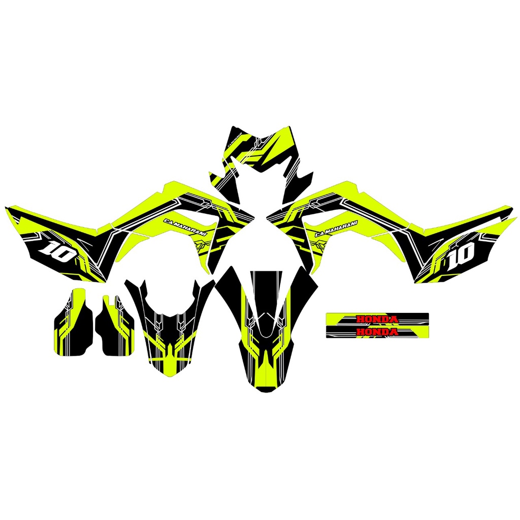 promo juni 2021 decal stiker CRF hijau stabilo