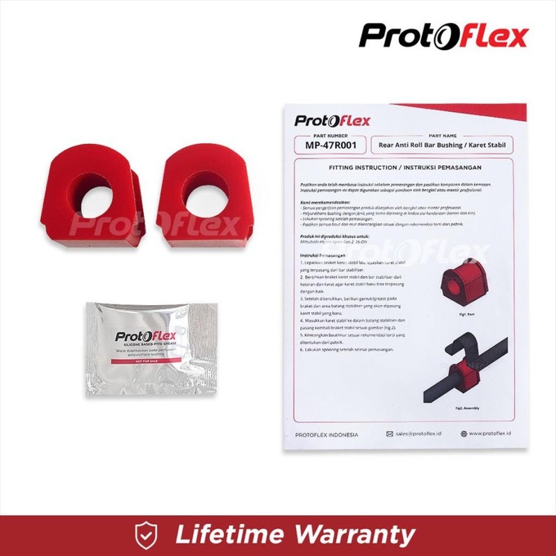 Protoflex Bushing Karet Stabil Belakang All New Pajero Sport 16-ON