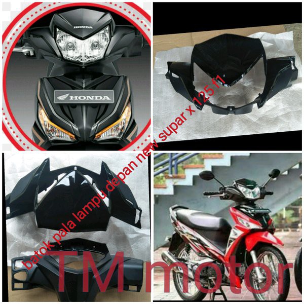 batok depan supra x 125 f1 new