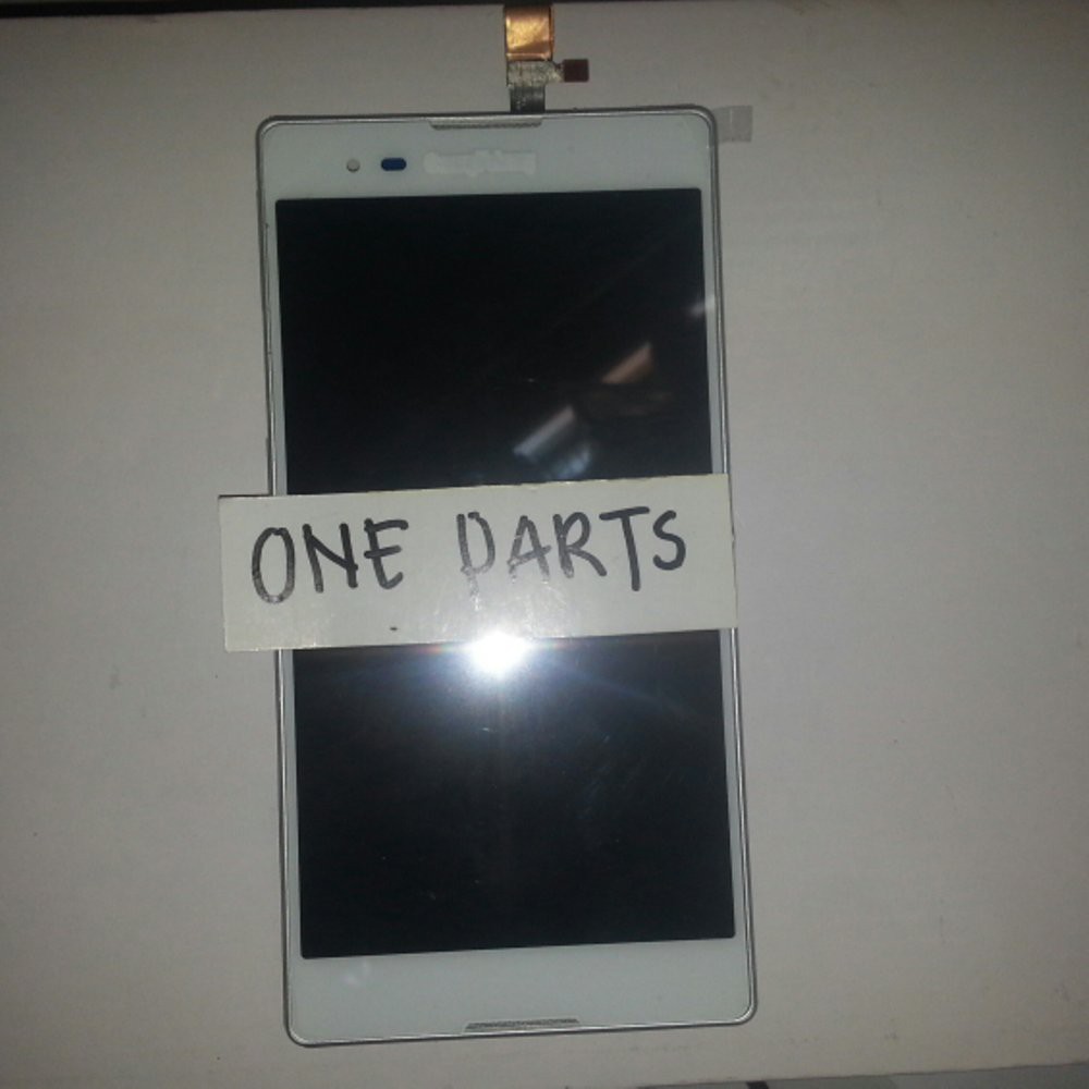 Promo LCD   TOUCHSCREEN SONY XPERIA T2 ULTRA D5303   FRAME ORIGINAL WHITE Murah