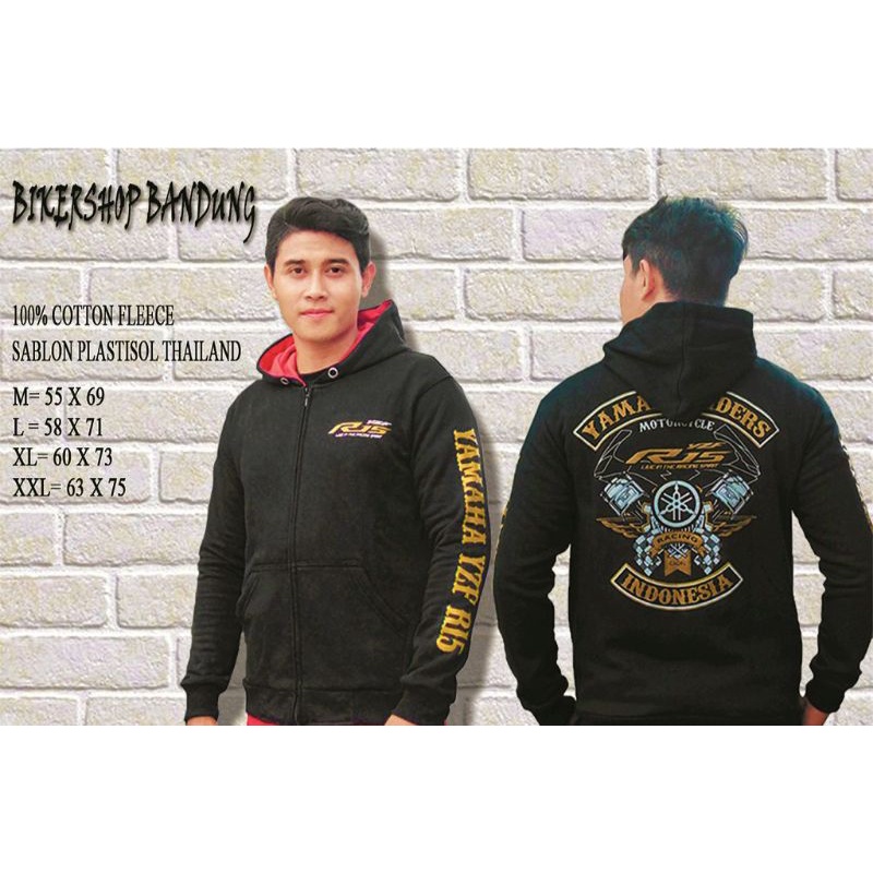 COD SWEATER YAMAHA R15 SWEATER BIKERS YAMAHA R15 SWEATER YAMAHA R15