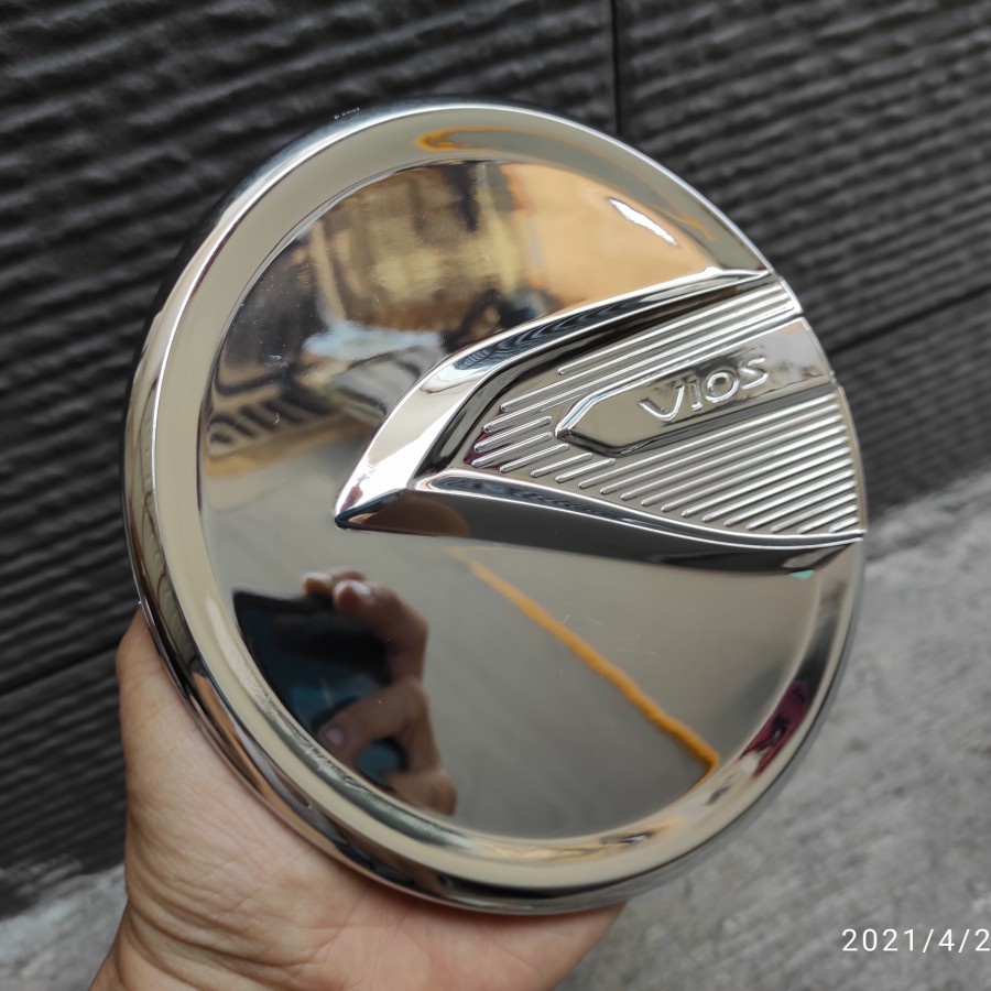 tank cover variasi tutup bensin vios gen 3 chrome