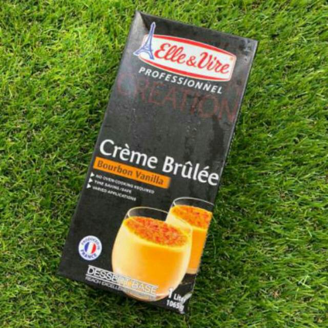 

elle vire creme brulee vanilla madagaskar 1 liter 4 pack