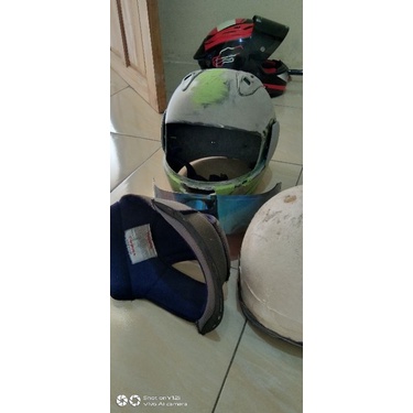 Helm cargloss bahan ala arai/cg old Vixion bahan ala ala arai