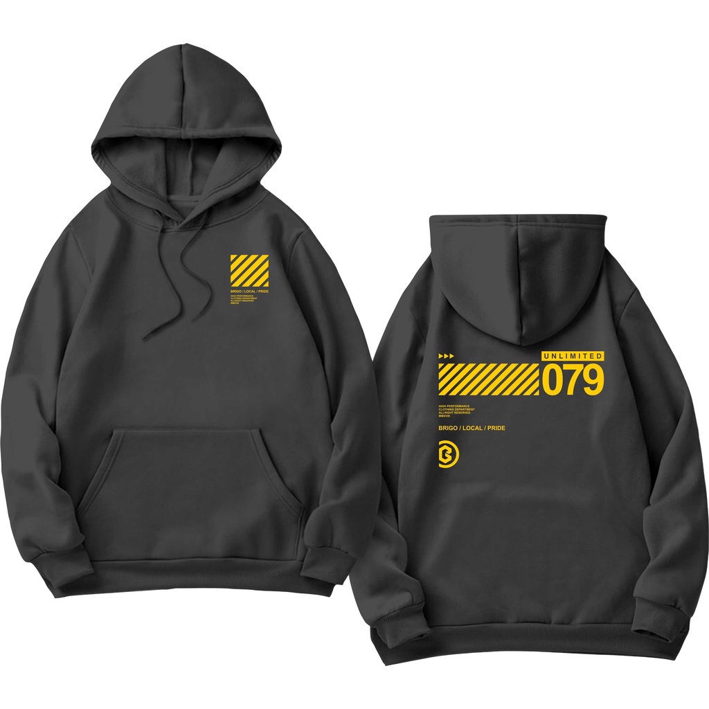 BRIGO Jumper Hoodie unlimited II Sweater Hoodie BRIGO unlimited Sablon DTF Fleece Cotton II SIZE M-XXL (Pria &amp; Wanita) Free stiker&amp;Gantungan Kunci