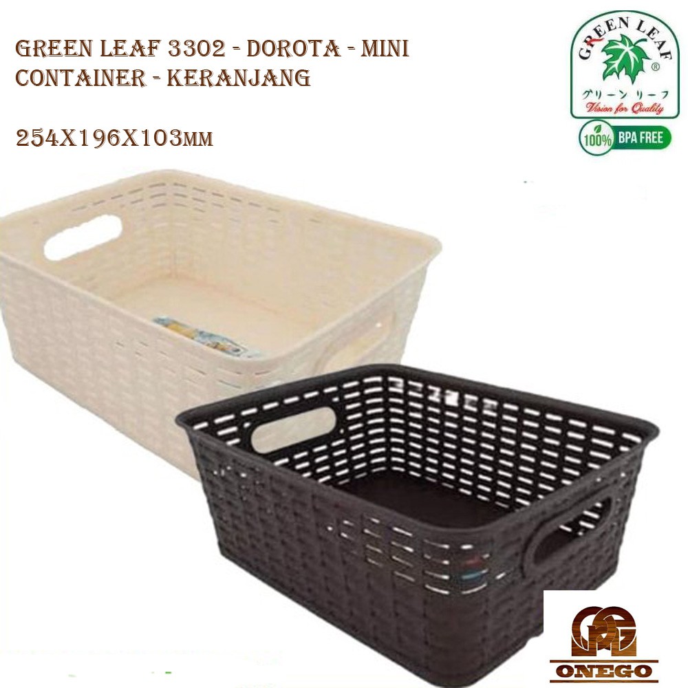 GREEN LEAF 3302 - DOROTA - MINI CONTAINER - KERANJANG