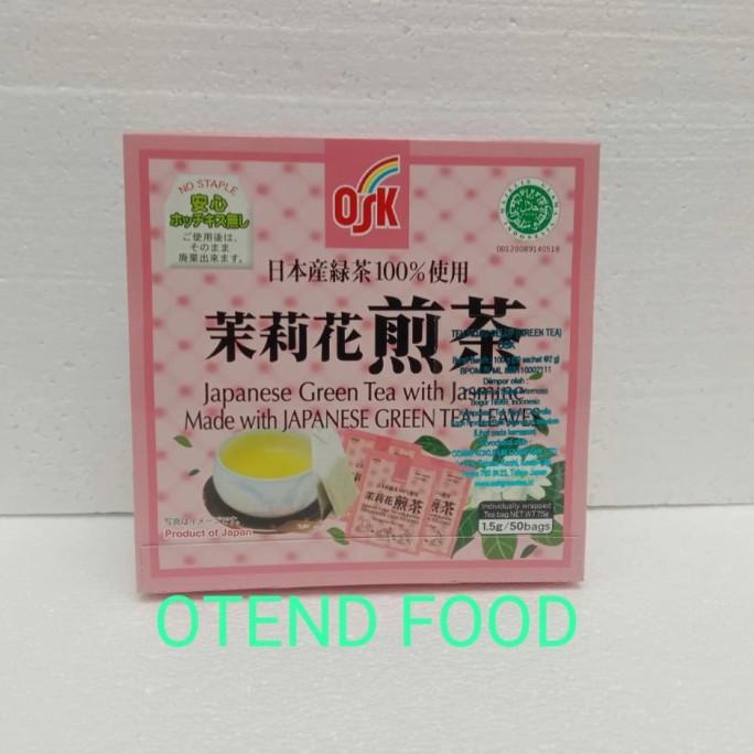 

[ COD ] Teh Hijau Jasmine / OSK TEA / Green Tea Jasmine 50 Sachet TERUJI Kode 579