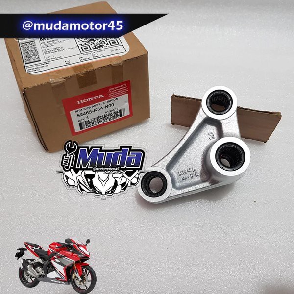 PRO LINK CBR250RR LOBANG 3 LINKAGE 52465-K64-N00 ARM SUB ASSY CUSHION CBR 250 RR UNITRACK AYUNAN