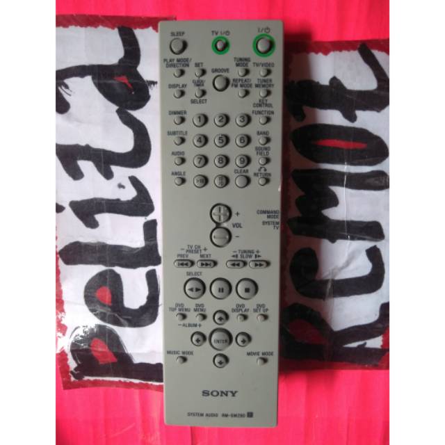 remot sony compo original terlengkap