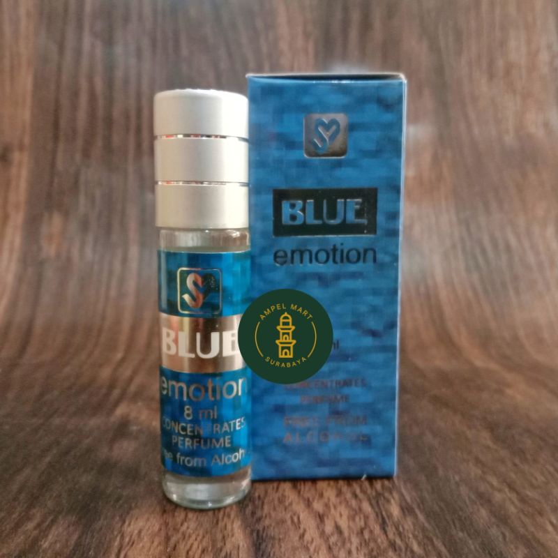 Parfum Blue Emotion 8 ml Roll On Non Alkohol - Supermade