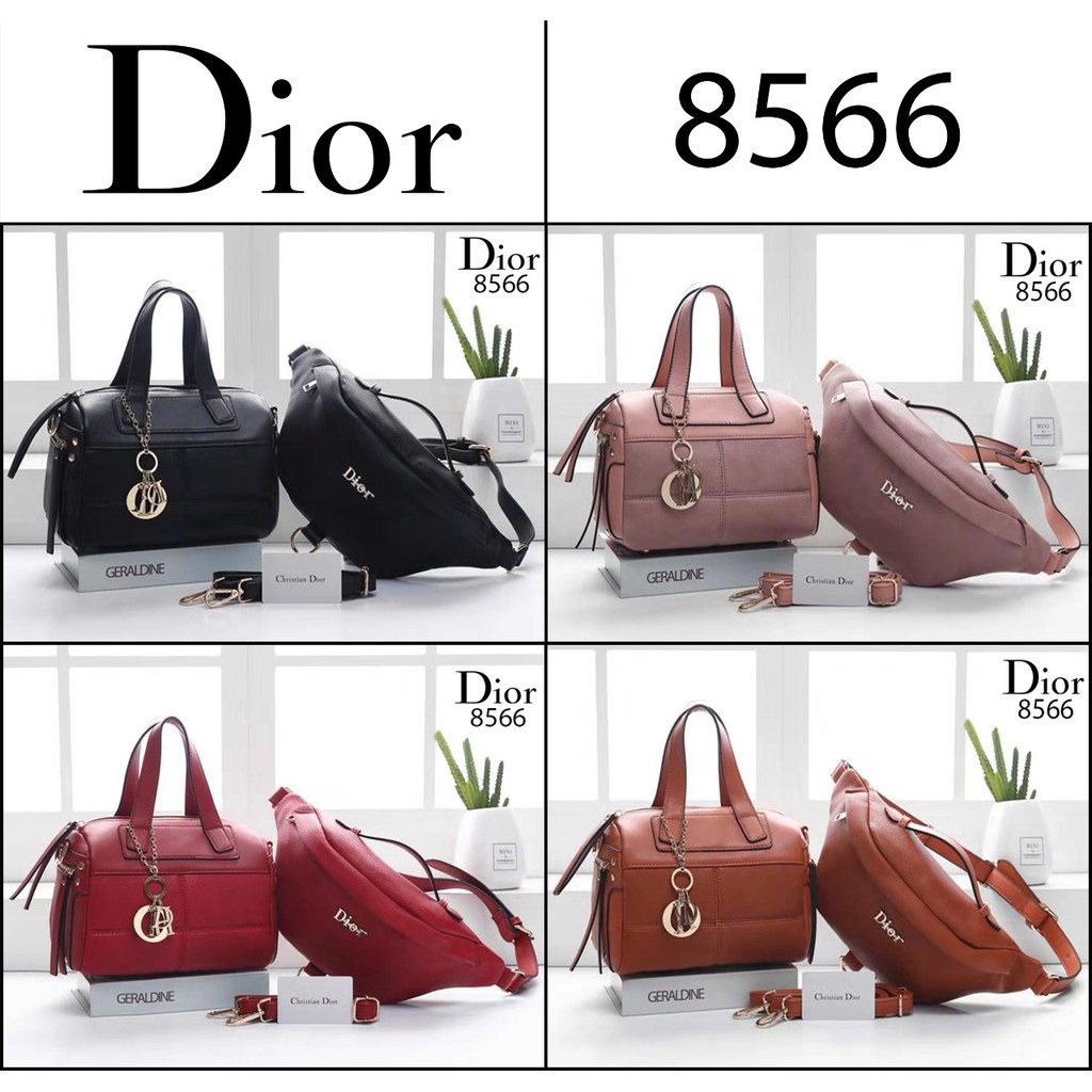 Tas Christian Dior Botania Boston Tresor 2in1 Semi Ori 8566
