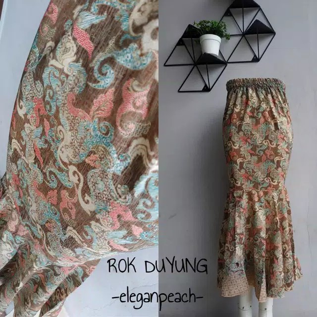 Gallery Batik - Rok duyung batik motif classic salem / Bawahan kebaya model mermaid buat pesta & for