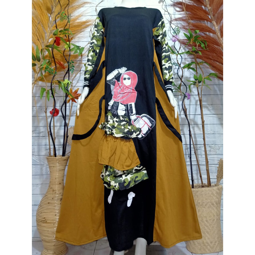 LANGSUNG KIRIM gamisd chitato / gamis berbytery import