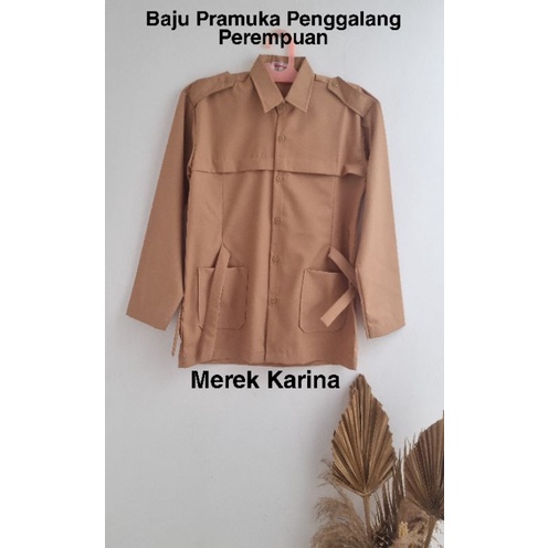 Baju Pramuka Tali Penggalang Perempuan Merek Karina