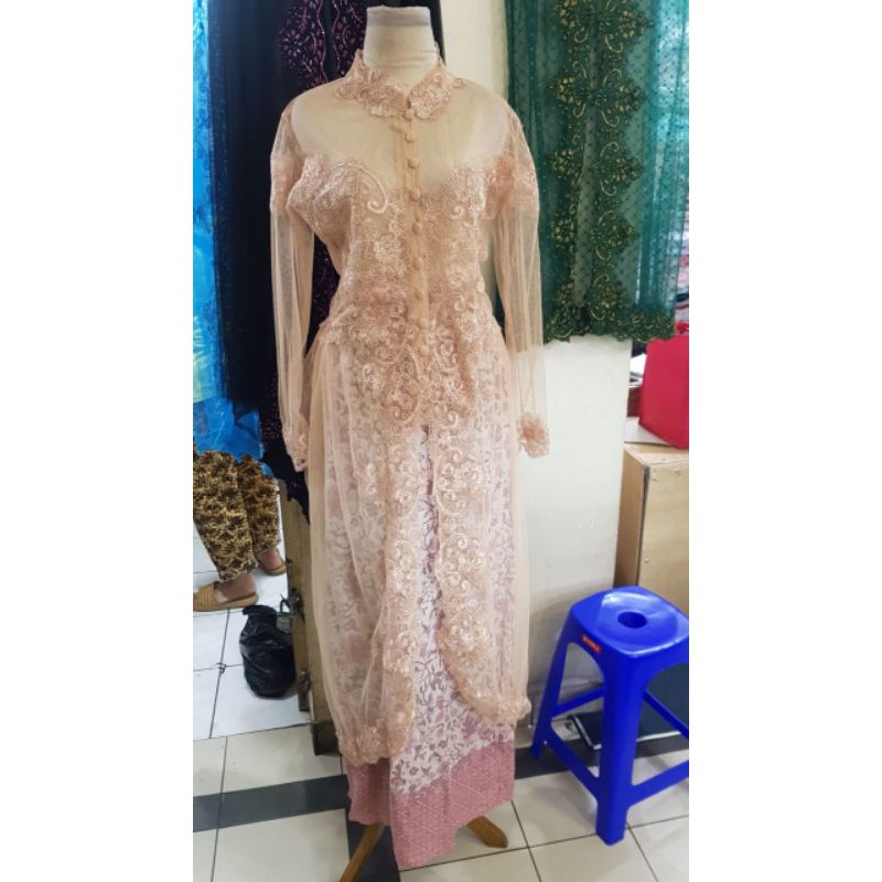 baju atasan kebaya ibu besan moca