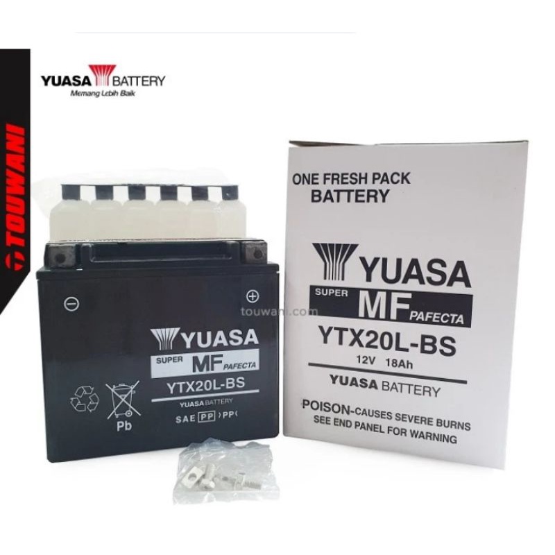 AKI MOTOR YUASA YTX20-BS ORIGINAL
