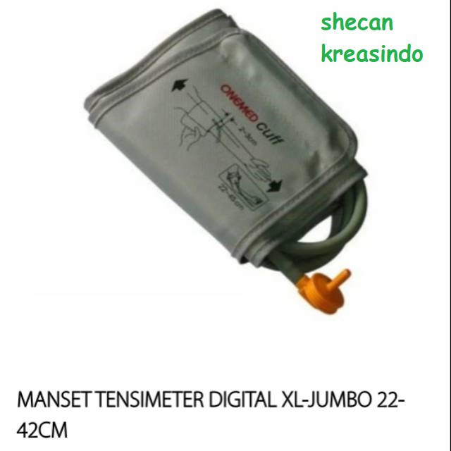 Manset Tensimeter digital ukuran XL Jumbo diameter 22-42cm