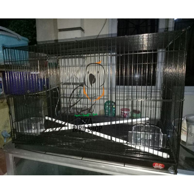 Kandang Kotak Besi Impor Kucing, Burung, Kelinci, Dll. Merk CC Panda 60x40 Bird Cage-2