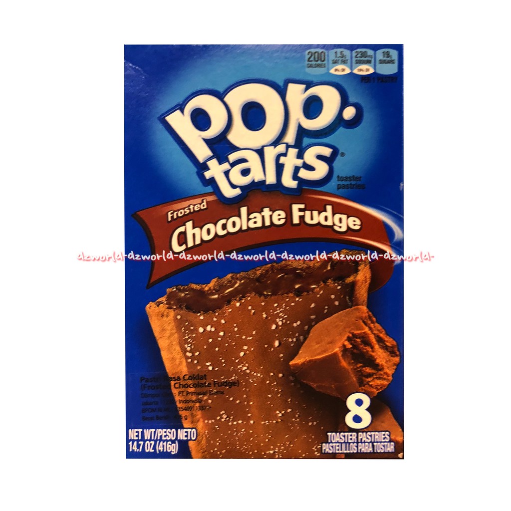 Pop Tarts Chocolate Fudge Sundae 8 Toaster Pastries 384gr