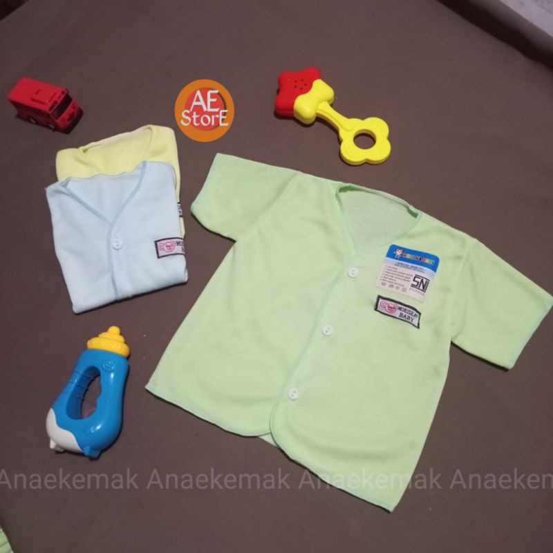 Paket Lusinan Baju bayi celana singlet katun atasan lengan pendek panjang anak