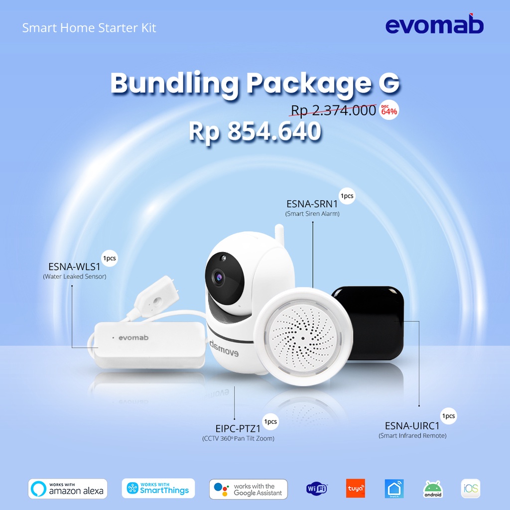 New evomab Bundling Package G IoT Smart Home