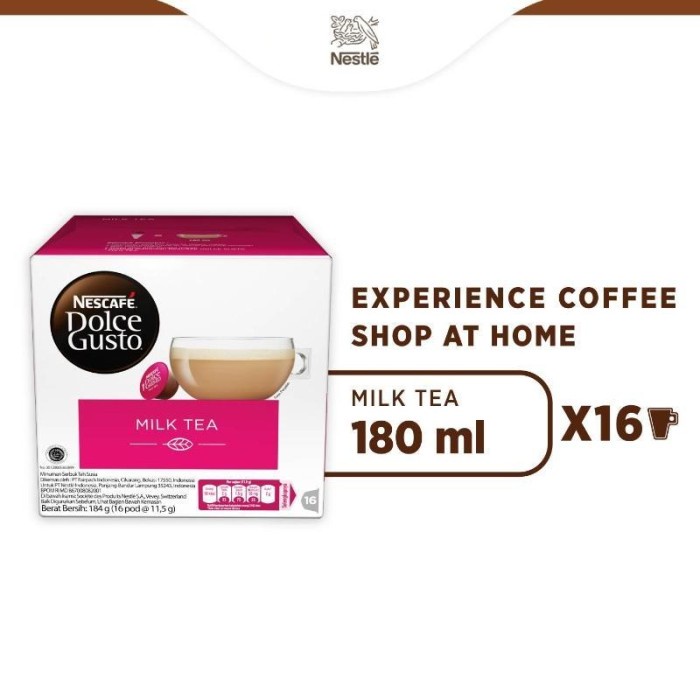 

Bb0621D Nescafe Dolce Gusto Milk Tea Capsule 1 Box 16 Kapsul 0547771
