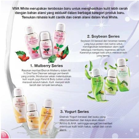 ^ KYRA ^ Viva White Face Cleanser All In One With Soybean Mullberry Yogurt - Netto 100 ml