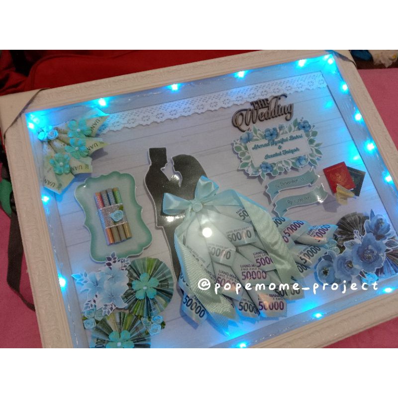 Mahar siluet pengantin