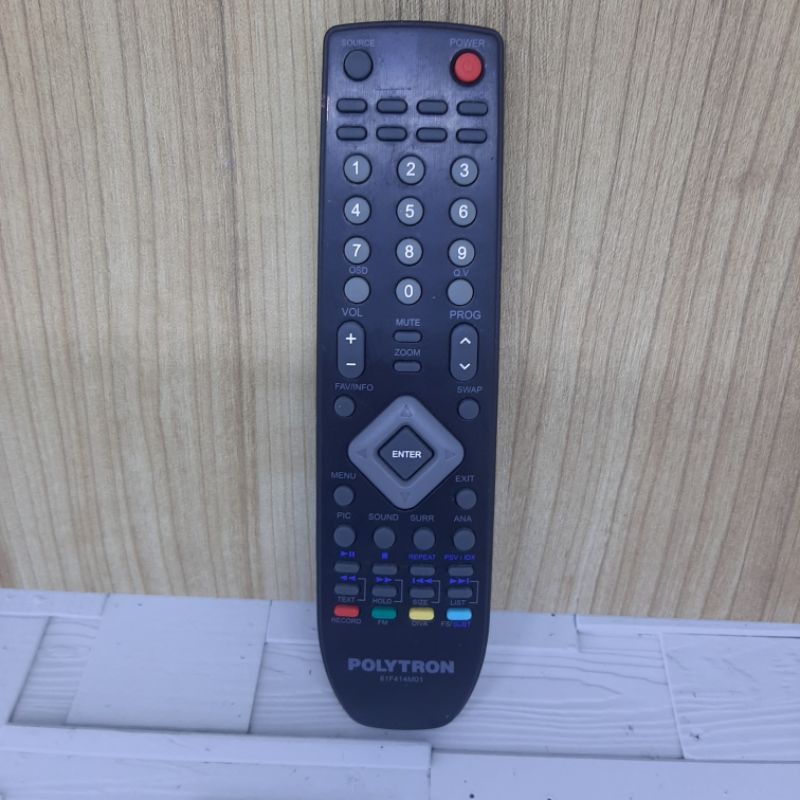 REMOTE REMOT TV POLYTRON LED LCD ORIGINAL ASLI