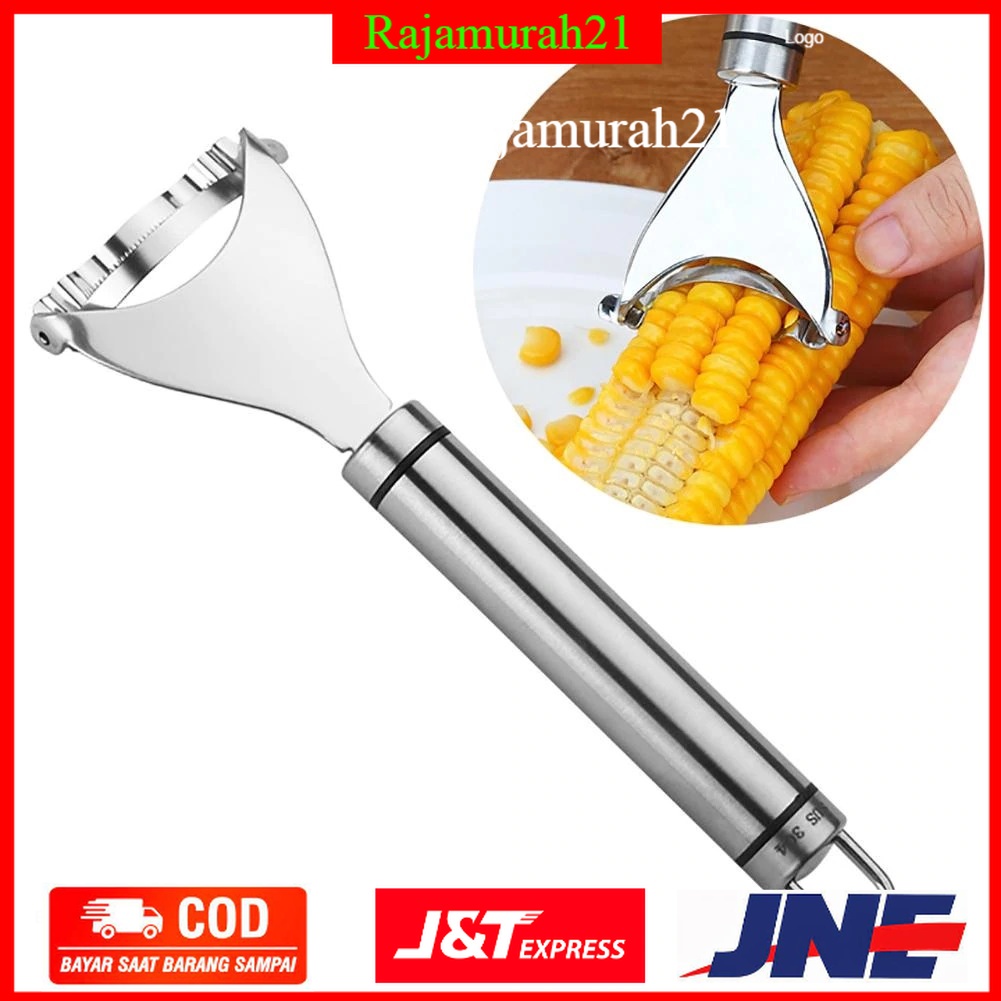 Alat Pengupas Biji Jagung Corn Stripper Peeler Blade Cutter - QMQ210 - Silver