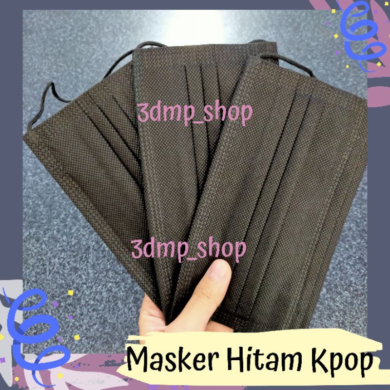 Masker Kpop Hitam