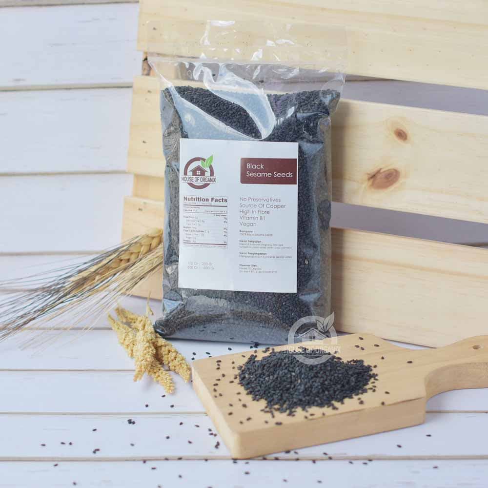 

PROMO BLACK SESAME SEEDS (BIJI WIJEN HITAM) 1000GR TERMURAH