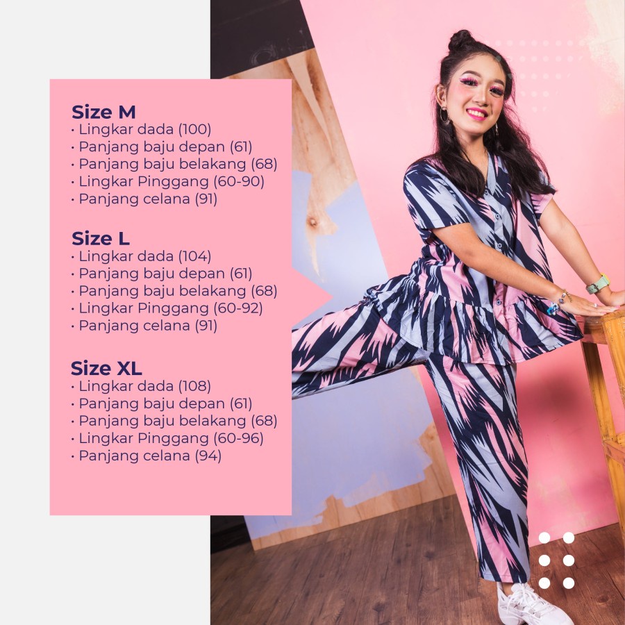 NAYM ROSY BLUE TASSEL SET