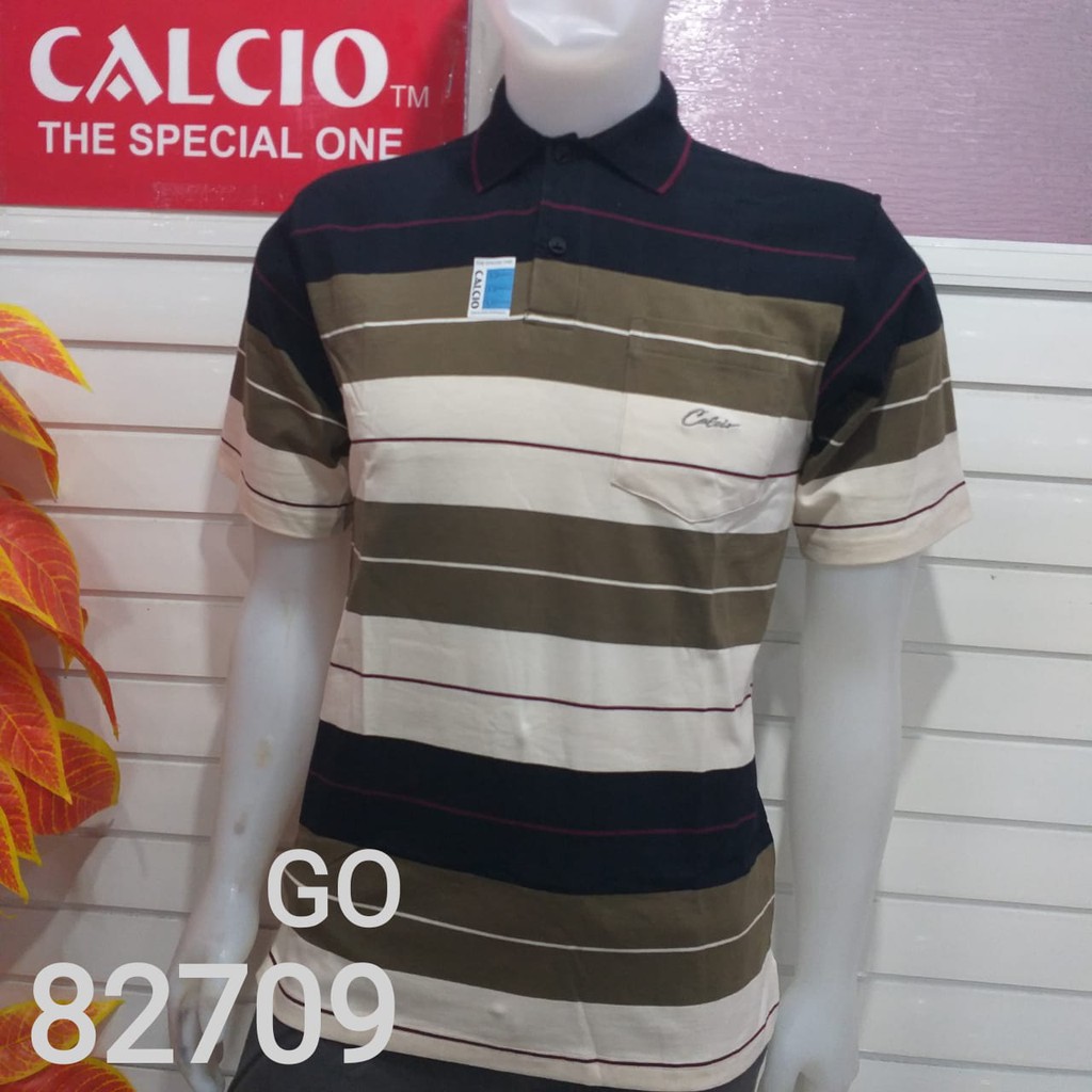 gof CALCIO 100% Original POLO SHIRT PRIA CASUAL Baju Atasan Pria Branded - POLO3