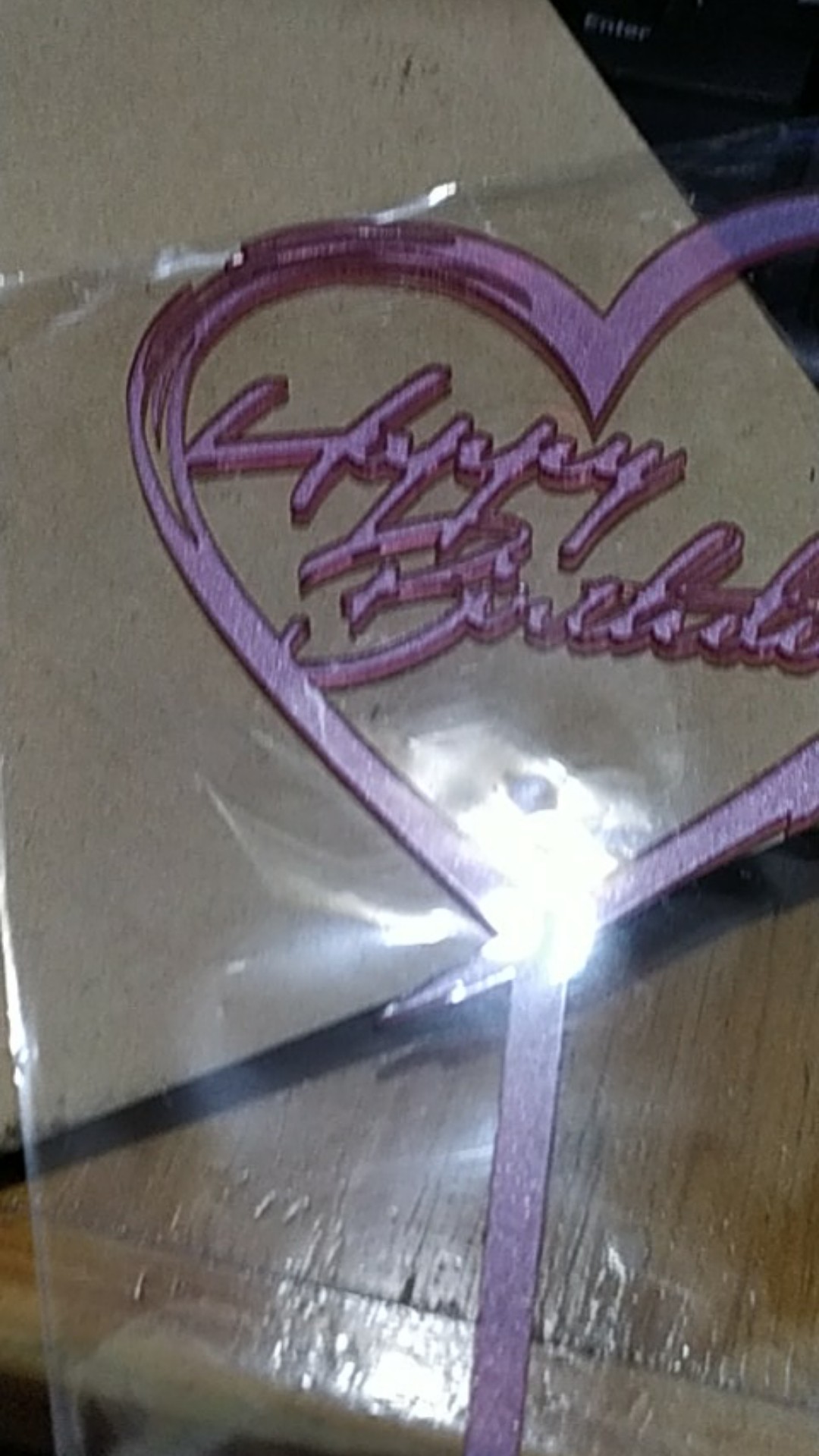 (bisa Gosend) Cake Topper - Happy Birthday - Ada Warna Baru : Dark Teal - Dekorasi Kue Ulang Tahun