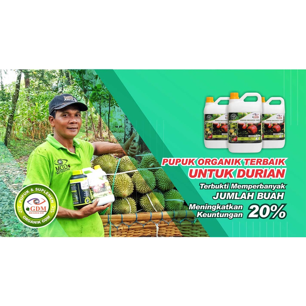 Pupuk Organik Cair GDM Nutrisi Tanaman Buah, Sayur, dan Hias 1 Liter Original