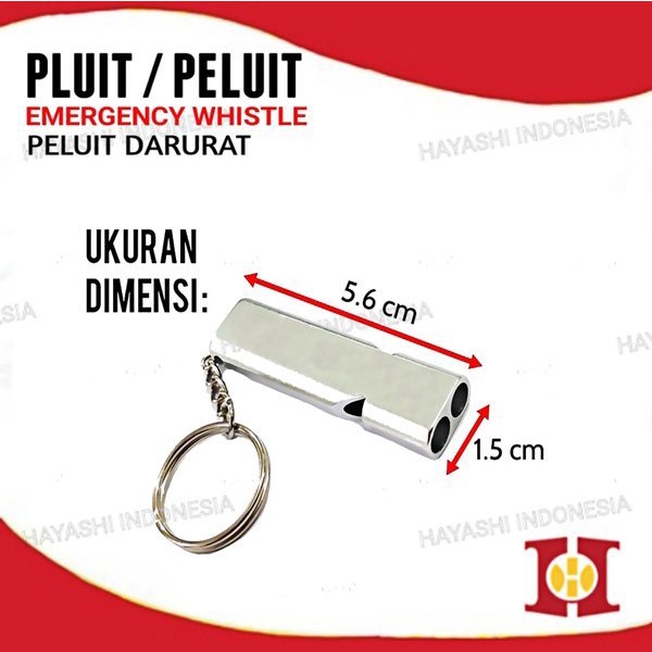 Gantungan Kunci Peluit Pluit Outdoor Emergency Whistle Keychain