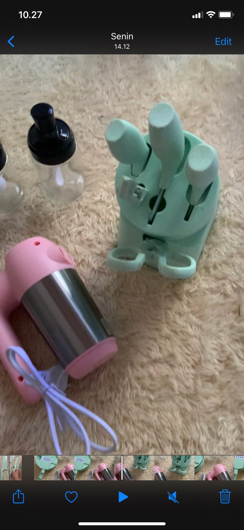 Set Pisau / Knife Set Fruit Bread Knife 6in1 Pisau Set Stainless Dilapis Anti Lengket