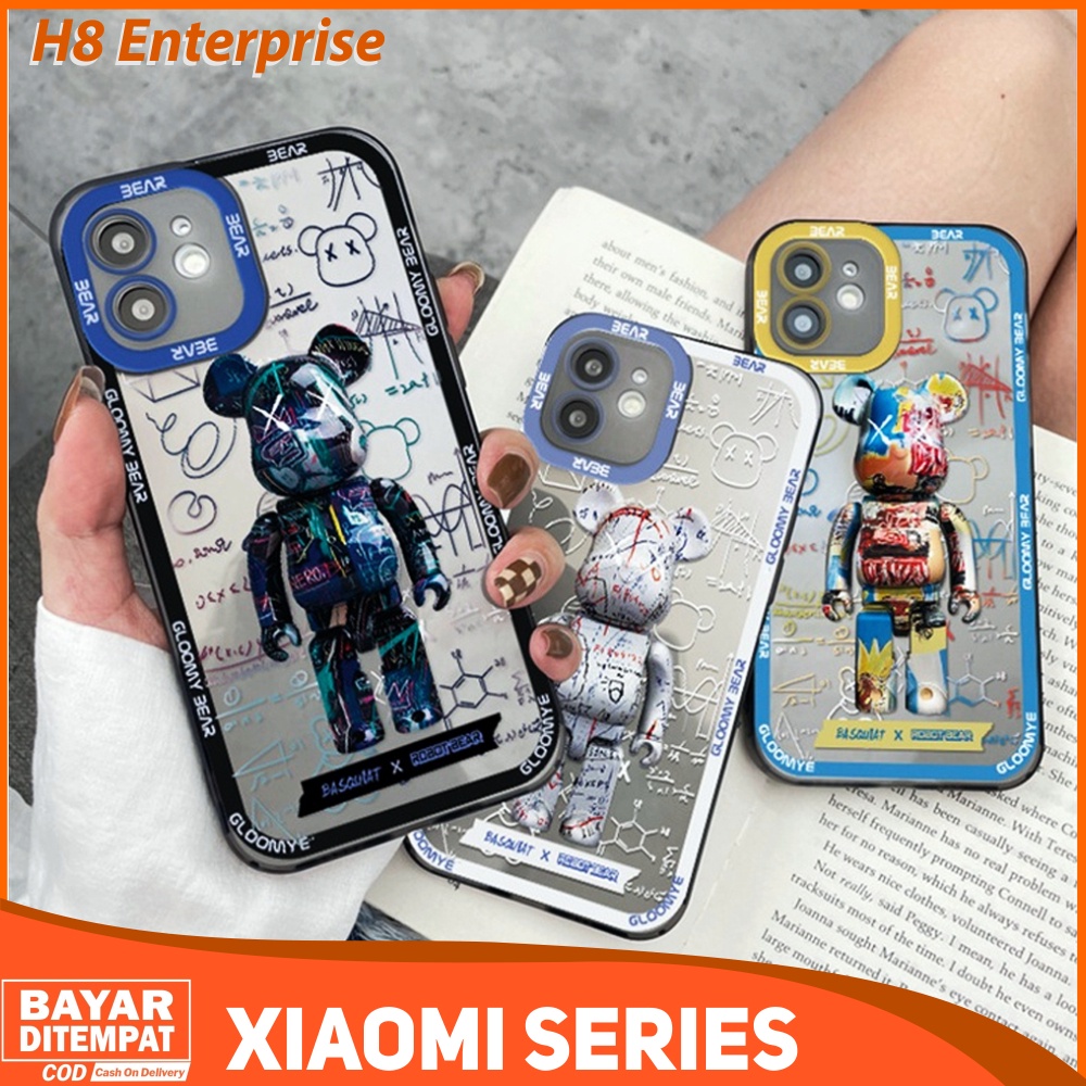 Case Xiaomi Redmi 10 Redmi Note 10 Note 10S Note 10 5G Redmi Note 10 Pro Note 11 Note 11S Note 11 Pro 4G 5G Poco M3 Pro 5G M4 Pro 4G Poco X3 Pro NFC Casing Kaws Gloomy X Robot  Silicon Transparant Premium