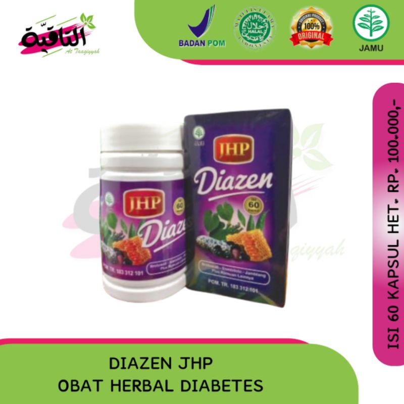 

BELI 1 GRATIS 1 HERBAL DIABETES | LULUS IZIN BPOM 100% ORIGINAL | DIAZEN JHP 60 KAPSUL