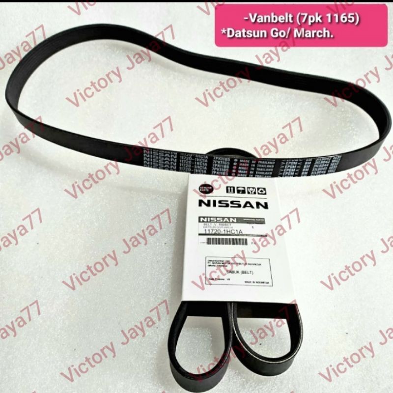 Fan Belt V Belt Nissan March - Datsun Go Original