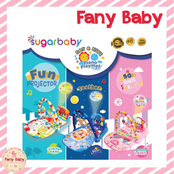 SUGAR BABY DAY &amp; NITE PIANO PLAYMAT