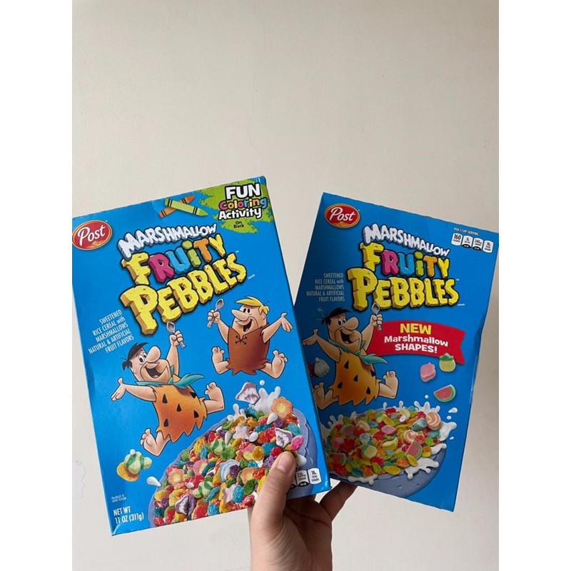 Post Marshmallow Fruity Pebbles Cereal Import Fruity Pebbles NON HALAL 311grams