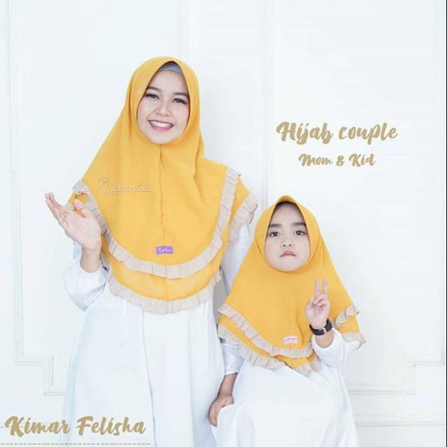 Hijab couple Felisha ori by aretha hijab