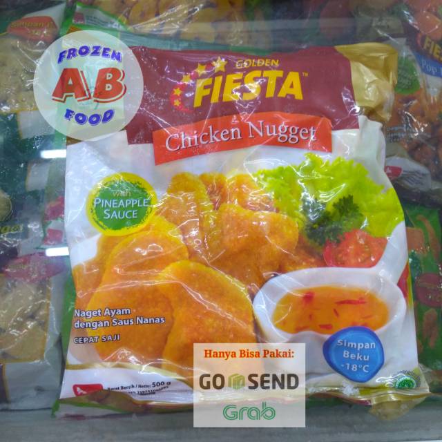 

Golden Fiesta Nugget Pineapple Sauce 500 gram Fiesta Chicken Nugget Saus Nanas 500g Naget Saos Nanas